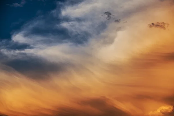 Закат облаков — стоковое фото