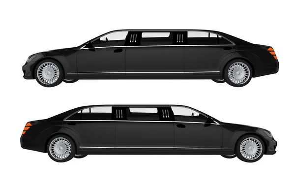 Two Side View Limos — Stock Photo, Image