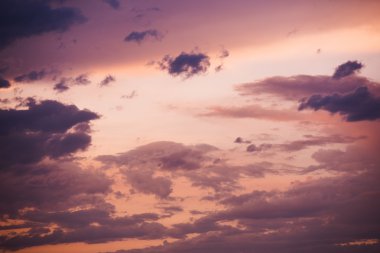 Pinky günbatımı gökyüzü arka plan