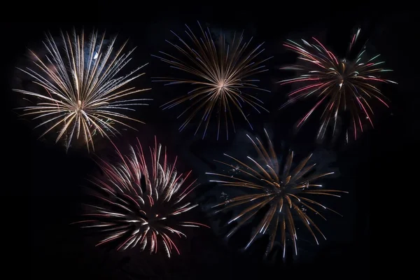 Tűzijáték összeállítása — Stock Fotó