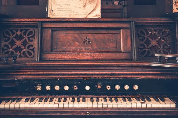 Vintage Organ — Stok fotoğraf