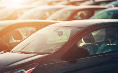New Cars Shortage in Automotive Factories. Unfinished Vehicles Awaiting Crucial Components Before Living To Dealerships. Automotive Issues During Covid Pandemic.