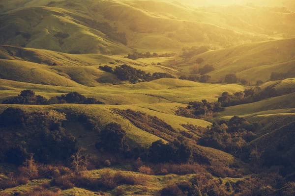 Das Malerische Kalifornien Santa Lucia Rolling Hills Der Nähe Von — Stockfoto