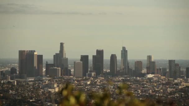 City Los Angeles California United States America January 2022 Sunset — Stock video