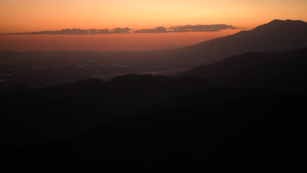 加利福尼亚圣贝纳迪诺州 里弗塞德州和莫雷诺山谷的风景全景 — 图库视频影像