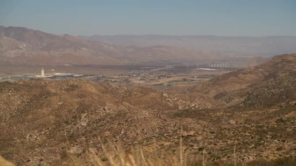 October 2021 Banning California Panorama Part Coachella Valley Usa — Stock Video
