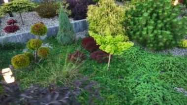 Olgun Taş Bahçesi LED Işıklandırma ile aydınlatıldı. Bahçe ve Peyzaj TemasıName.