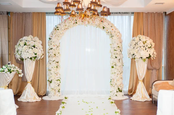 Arco Casamento Decoração — Fotografia de Stock