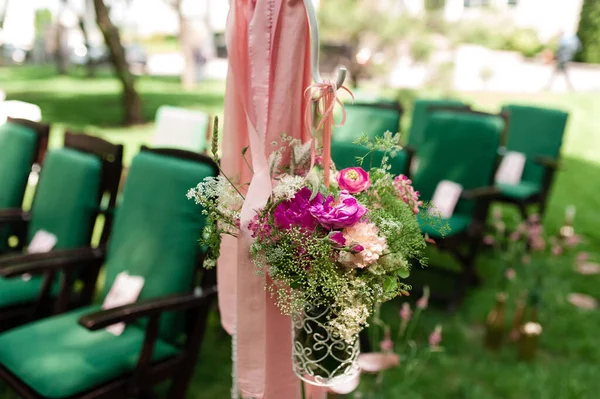 Hermosa Decoración Boda Boda — Foto de Stock