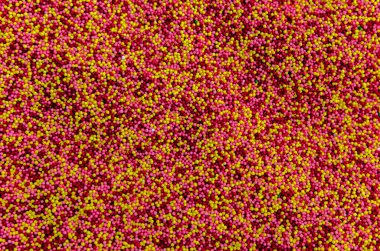 Paskalya için pudra şekeri çok renkli arka plan.