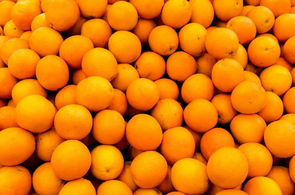 Fresh Organic Oranges Sold Market — Stock Photo, Image