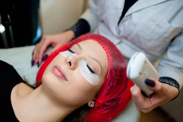 Cosmetologie Huidverjonging Procedure Een Schoonheidssalon — Stockfoto