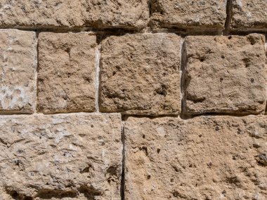 Ortaçağ Kalesi Antik Taş Kale Ayrıntıları. Kapatın.