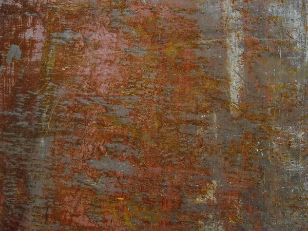 Rusty Metal Textured Old Metal Iron Rust Background Texture — Stock Photo, Image