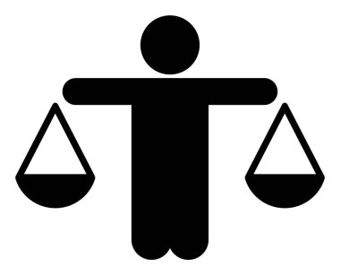 Vektör Hakimi Düz Simge Resmini Karşılaştır