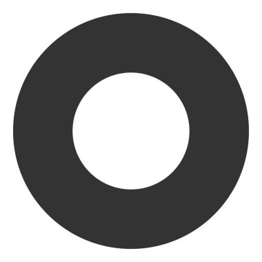 Vektör Donut Düz Simge Resmi