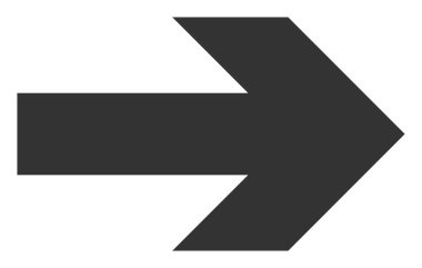 Vektör Sağ Ok Düz Simge ResmiComment