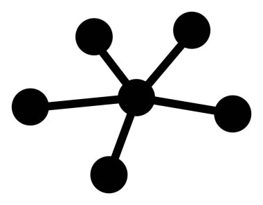 Vektör İlişkileri Düz Simge Simgesi