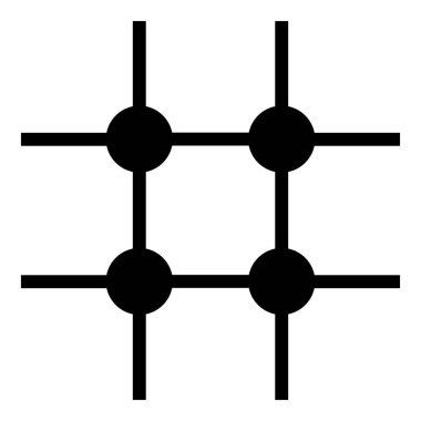 Vektör Eksik Izgara Yapısı Düz Simge ResmiComment