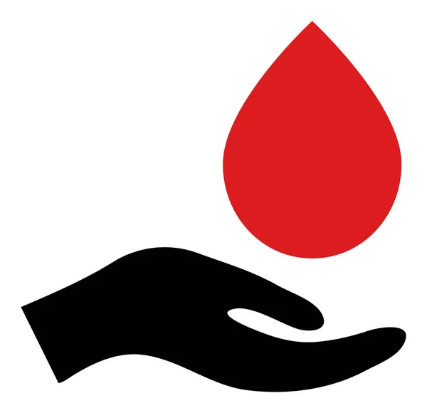 Ilustrasi Ikon Donasi Darah Vektor - Stok Vektor