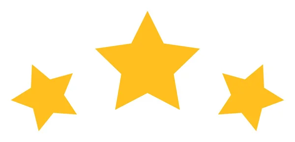 Vector Star Rating Flat Icon Afbeelding — Stockvector