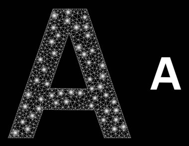 Çokgen Gövde Örgü Alfa Yunan Büyülü Sembolü