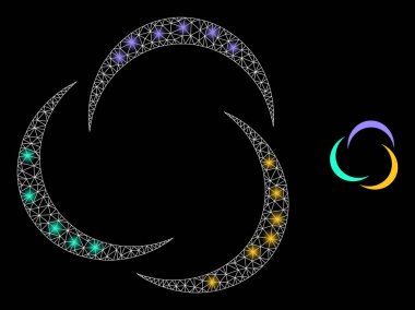 Parlak Lekelerle Çokgen Ağ Ağı İşbirliği