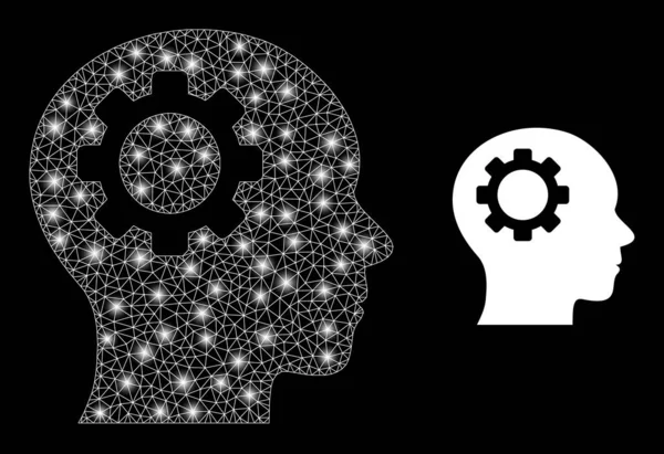 Işık Noktalı Çokgen 2B Ağ Beyin Sistemi