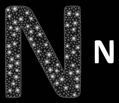 Çokgen 2D Ağlı Yunan Büyülü Sembolü