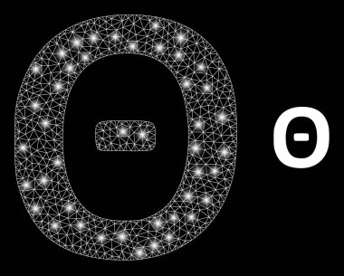 Işık Lekeli Çokgen 2B Teta Yunan Sembolü