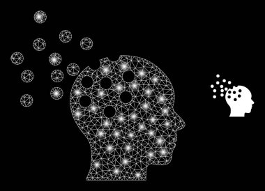 Parlak Benekli Çokgen Ağ Aydınlatma Sentezi