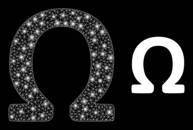 Işık Lekeli Çokgen Omega Yunan Sembolü