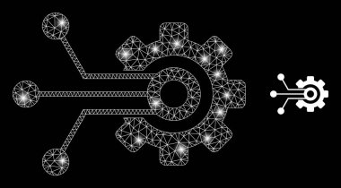 Parlak Benekli Çokgen Gövde Ağ Sensör Sistemi