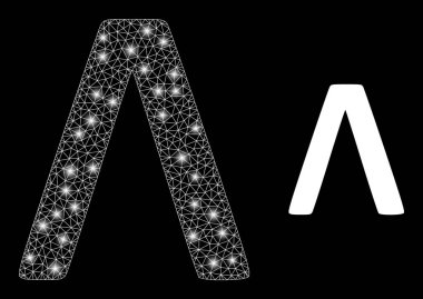 Aydınlık Benekli Çokgen Lamda Yunanca Sembolü