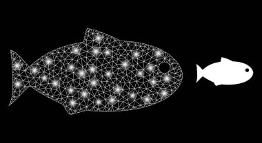 Parlak Benekli Çokgen Kablo Ağ Balığı