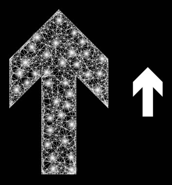 Işık Noktaları ile Çokgen 2B Oku Ağ Yönü