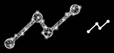 Işık Noktaları ile Çokgen Kablo Çerçevesi Ağ Çizelgesi