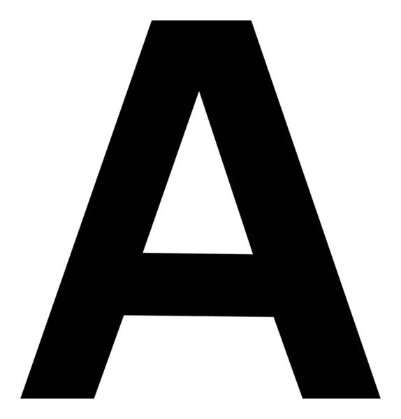 Símbolo grego Alfa Raster Símbolo de ícone plano — Fotografia de Stock