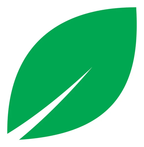 Raster Botanic Leaf Flat Icon Image — Foto de Stock