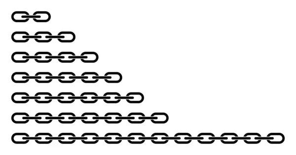 Cadeias Raster Símbolo Ícone plana — Fotografia de Stock