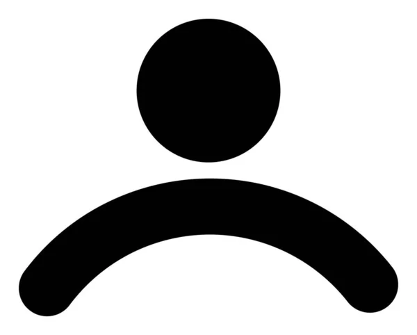 Símbolo de ícone plano de cliente Raster — Fotografia de Stock
