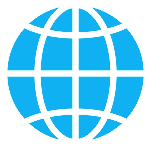 Raster Earth Globe平面Icon Symbol — 图库照片