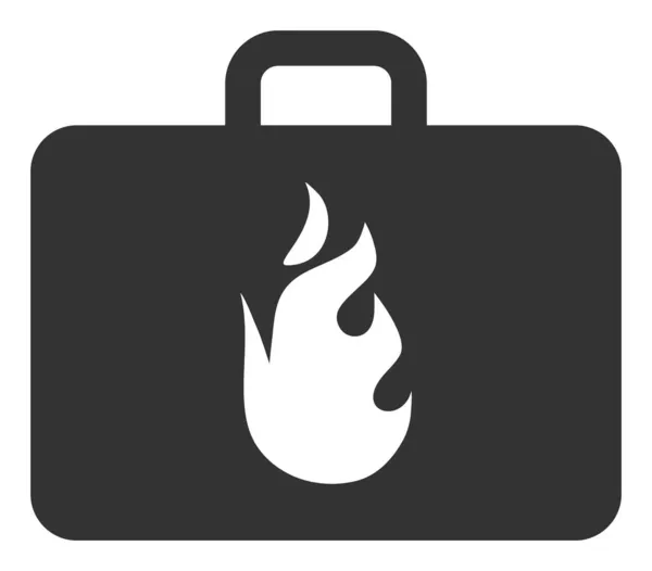 Raster Emergency Case Flat Icon Image — стоковое фото