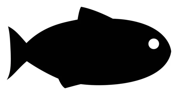 Raster Fish V2 Flat Icon Symbol — стокове фото