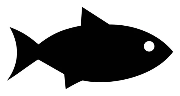 Raster Fish Flat Icon Image — Stock Photo, Image