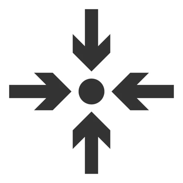 Simbolo dell'icona piatta del punto d'incontro raster — Foto Stock