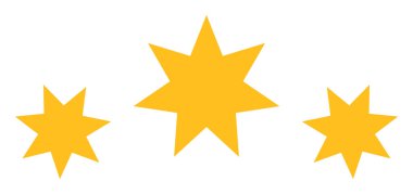 Raster Yıldız Seviye Düz Simge Sembolü