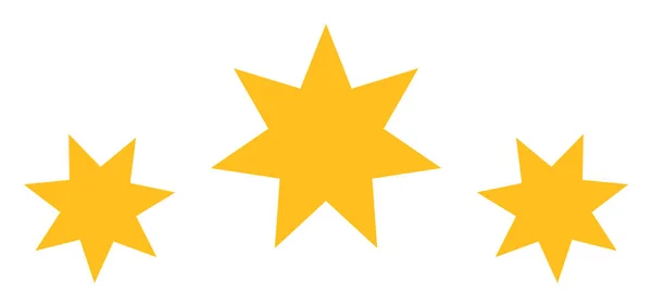 Raster Star Level Flat Icon Symbool — Stockfoto