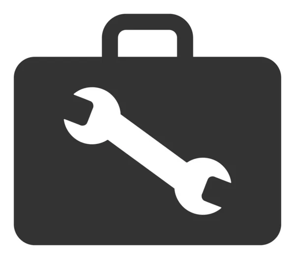 Raster Tool Case Icono plano Ilustración — Foto de Stock