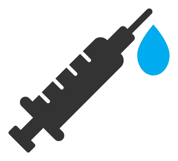 Raster Vaccine Flat Icon Illustration — Stockfoto